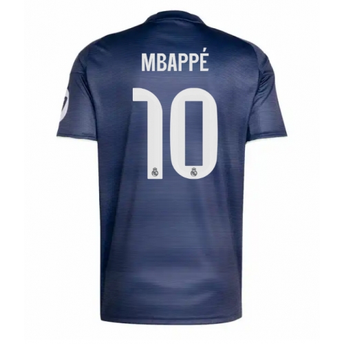 Billige Fotballdrakt Real Madrid Kylian Mbappe #10 Replika Bortedrakt 2025-26 Kortermet Billige Fotballdrakt Real Madrid Kylian Mbappe #10 Replika Bortedrakt 2025-26 Kortermet